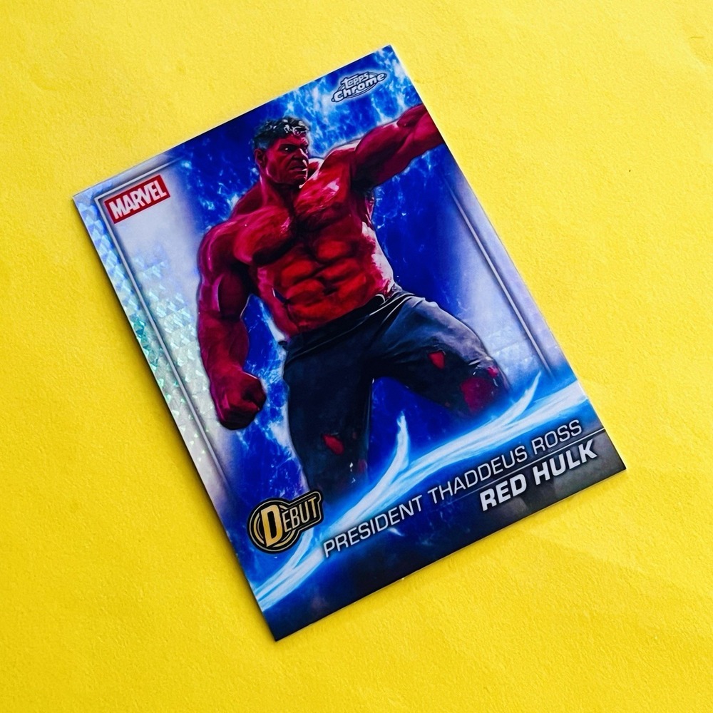 2025 Topps Marvel Studios President Thaddeus Ross Red Hulk #171 Prism Refractor